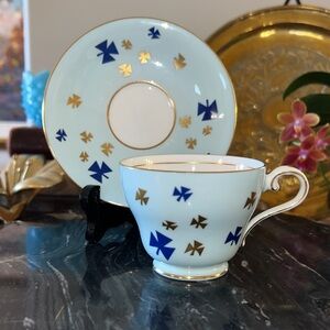 Vintage Aynsley Girl Guides Teacup and Saucer Bone China Made in England HTF